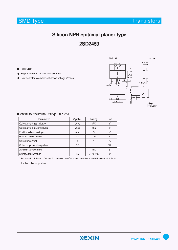 2SD2459_4685105.PDF Datasheet