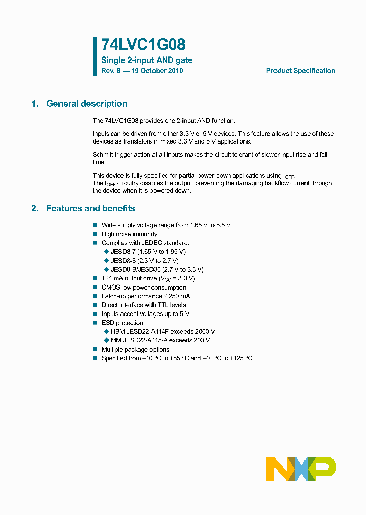 74LVC1G08GN_4686673.PDF Datasheet
