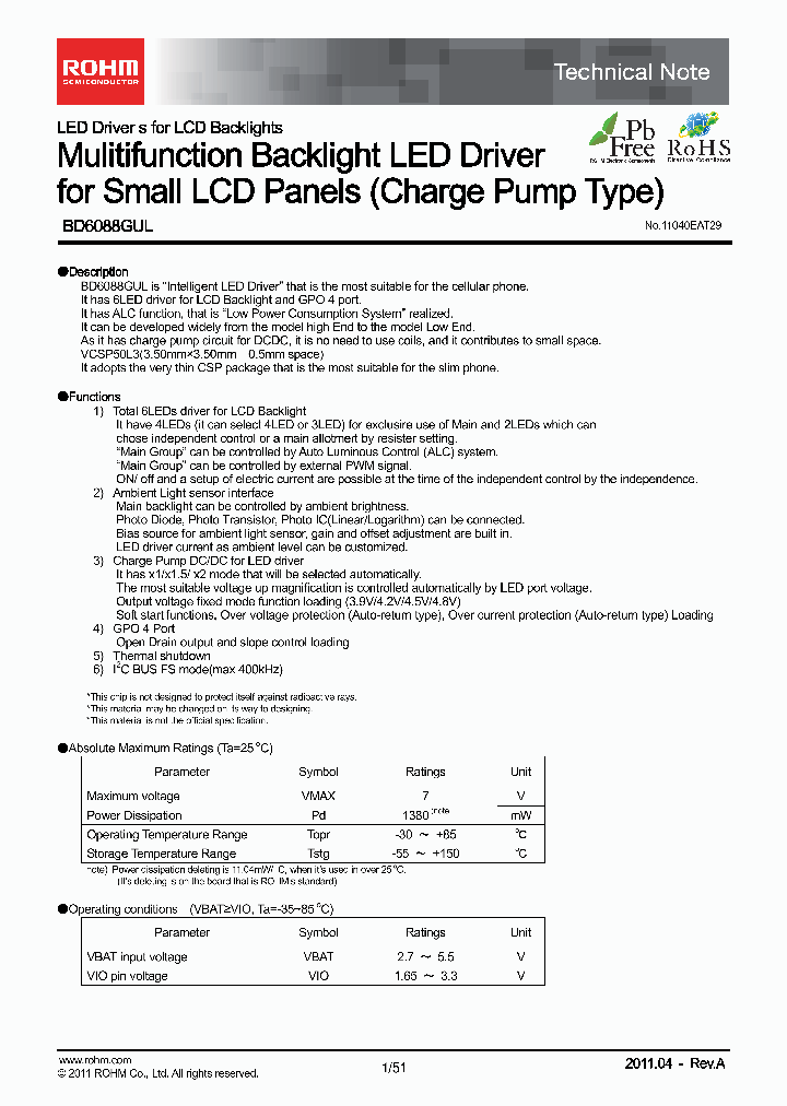 BD6088GUL_4687605.PDF Datasheet
