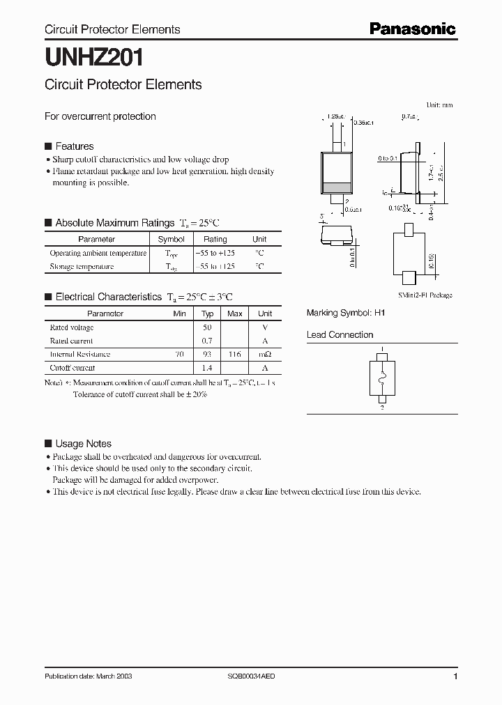 UNHZ201_4686439.PDF Datasheet