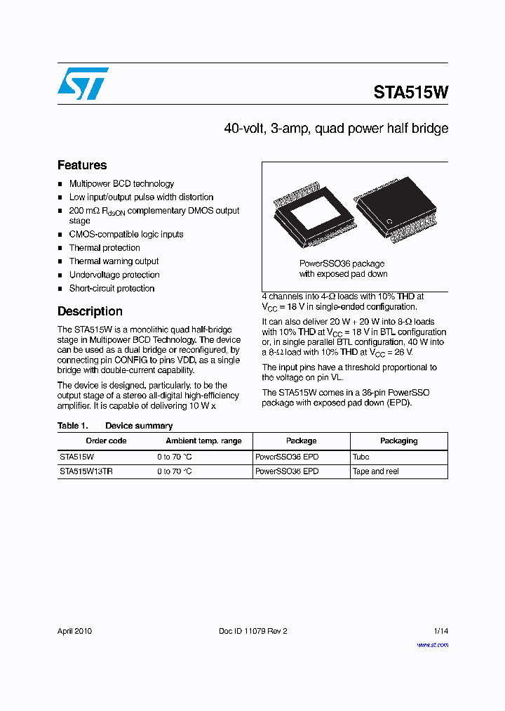 STA515W_4689122.PDF Datasheet