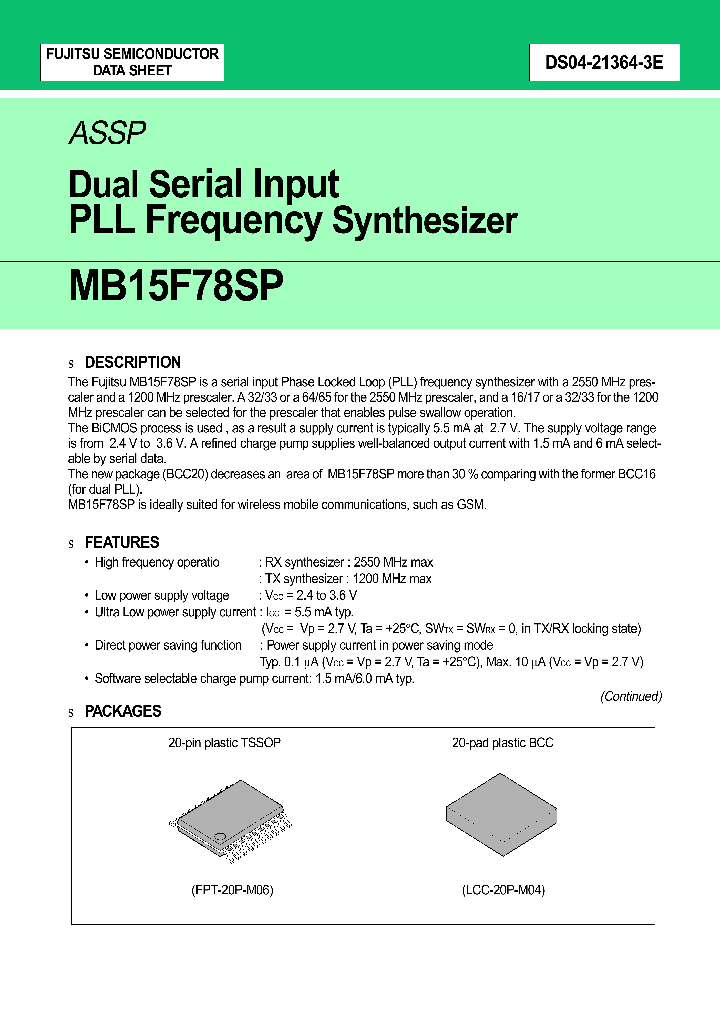 MB15F78SPPFT_4689731.PDF Datasheet