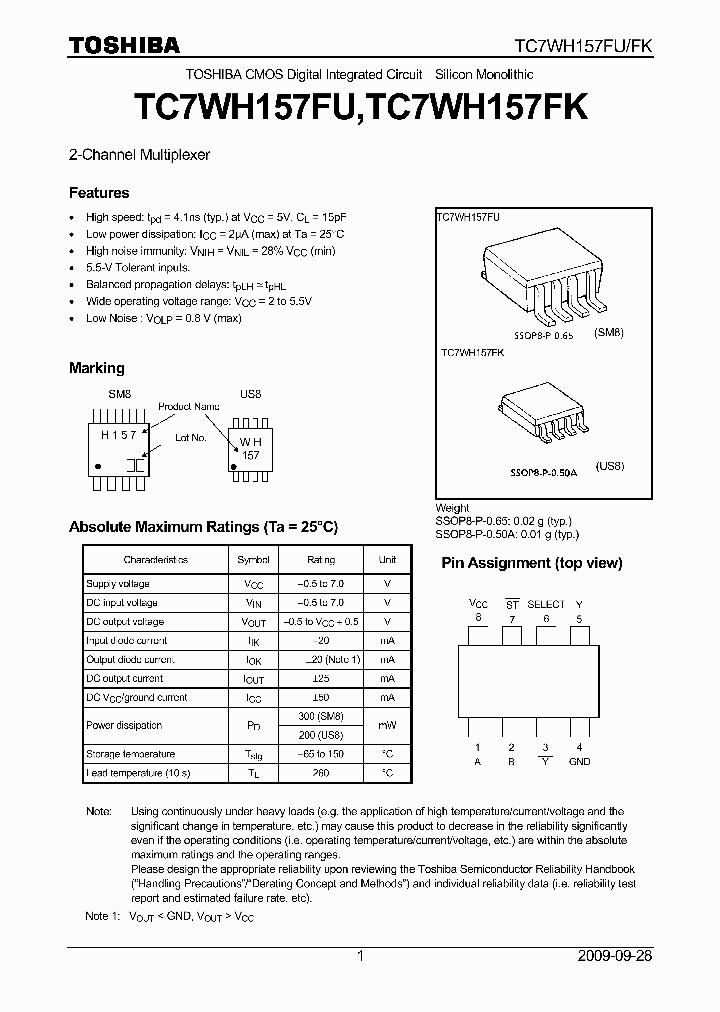 TC7WH157FK09_4690554.PDF Datasheet