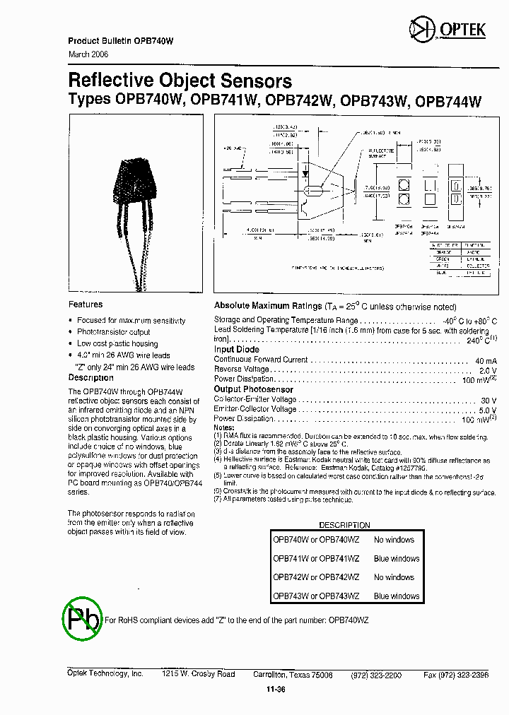 OPB741W_4691079.PDF Datasheet