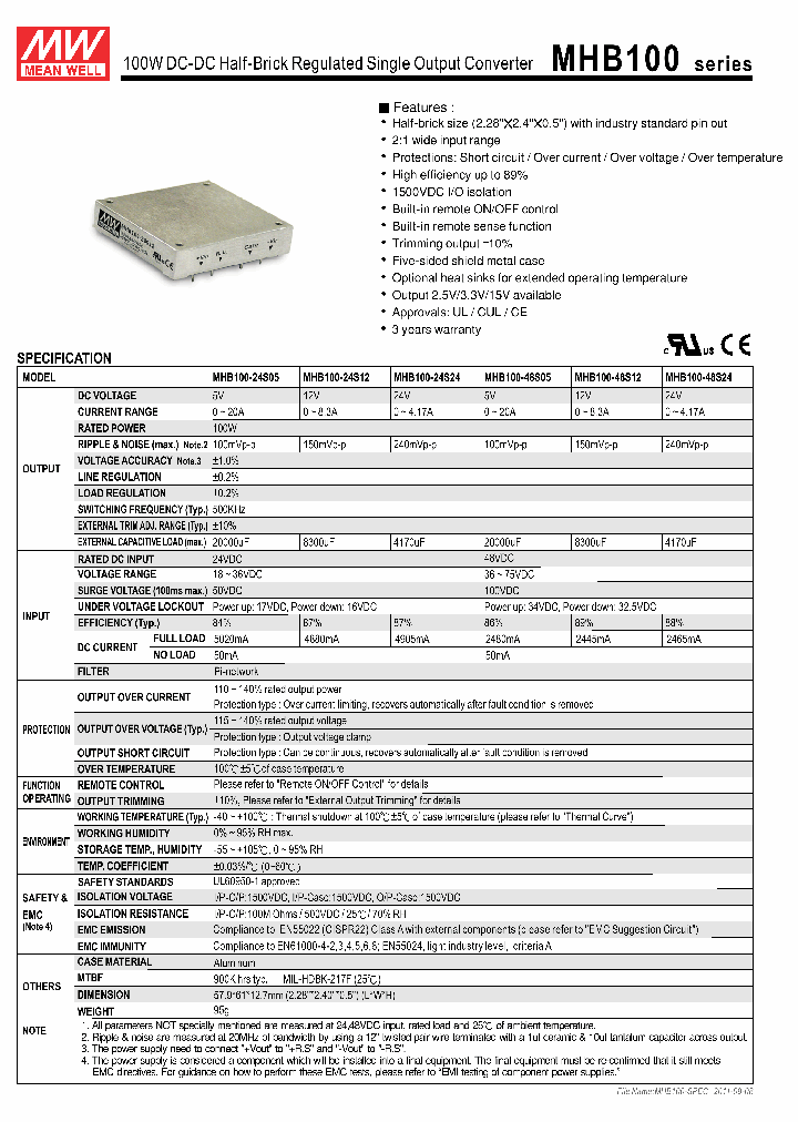 MHB100_4691484.PDF Datasheet