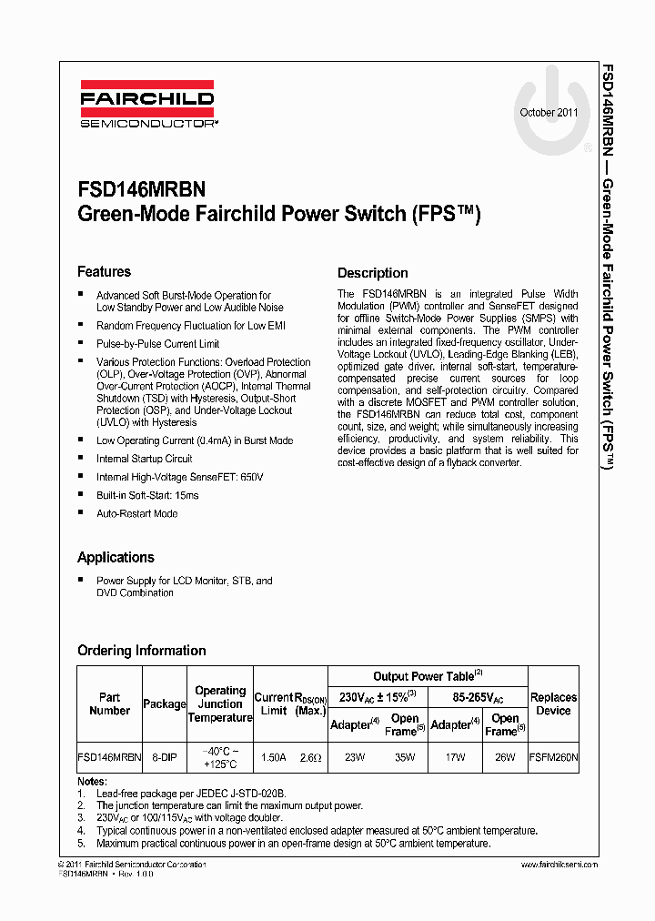 FSD146MRBN_4691889.PDF Datasheet