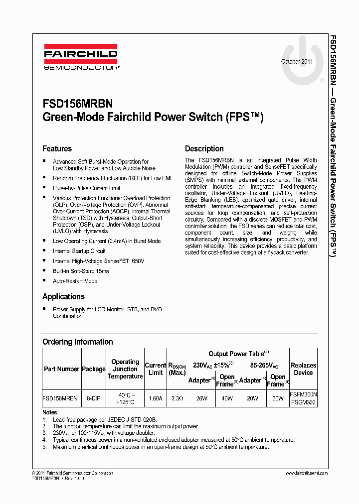 FSD156MRBN_4691890.PDF Datasheet