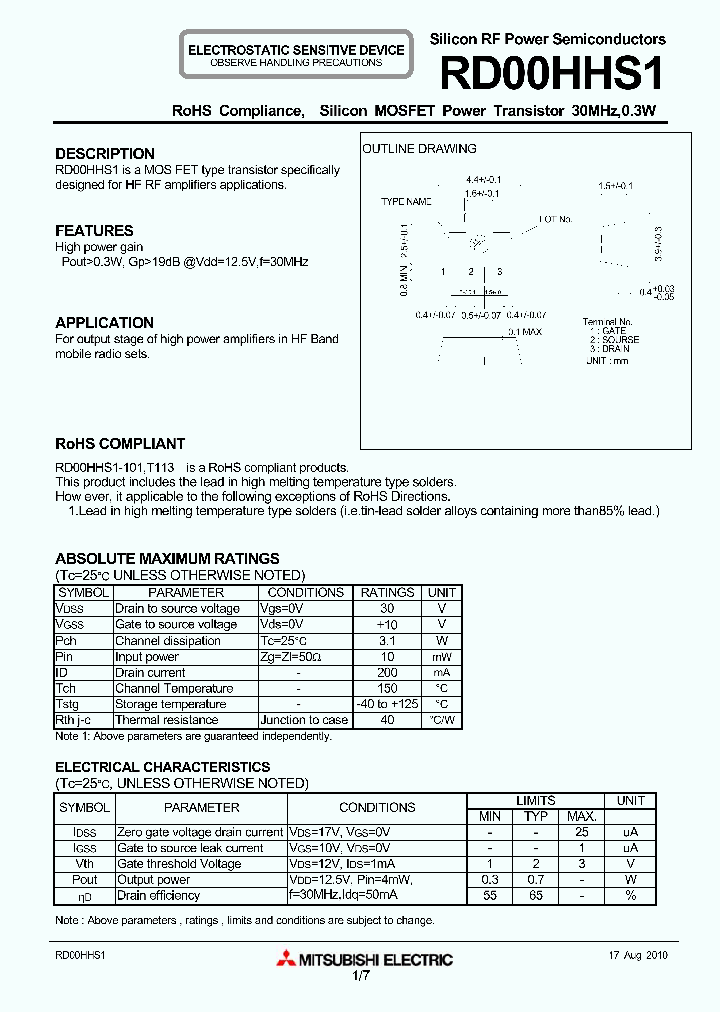 RD00HHS110_4694877.PDF Datasheet