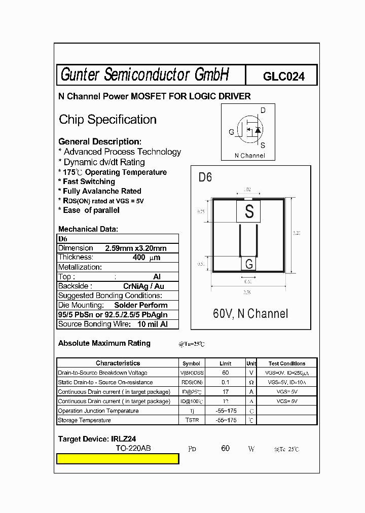 GLC024_4695013.PDF Datasheet