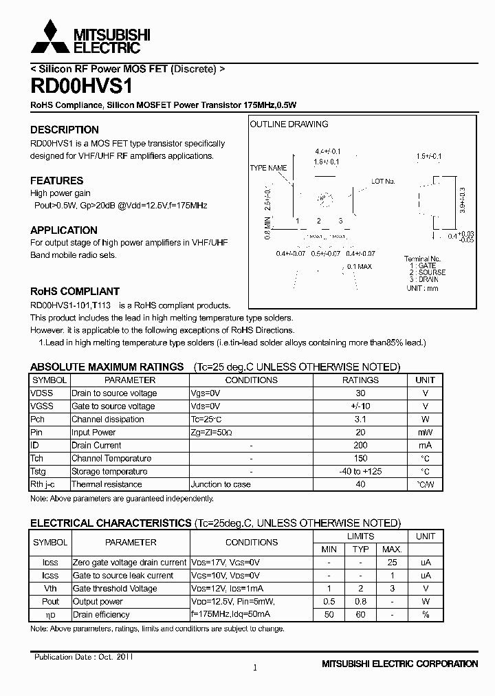 RD00HVS111_4694881.PDF Datasheet