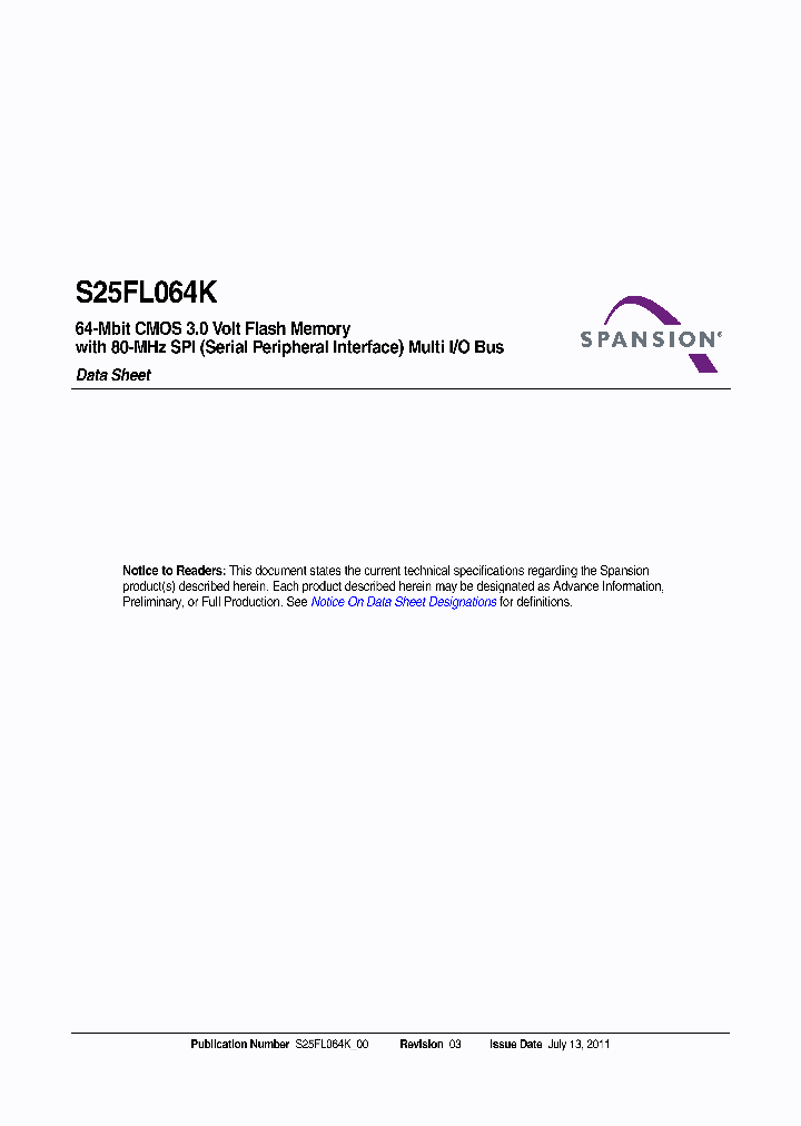 S25FL064K_4699512.PDF Datasheet