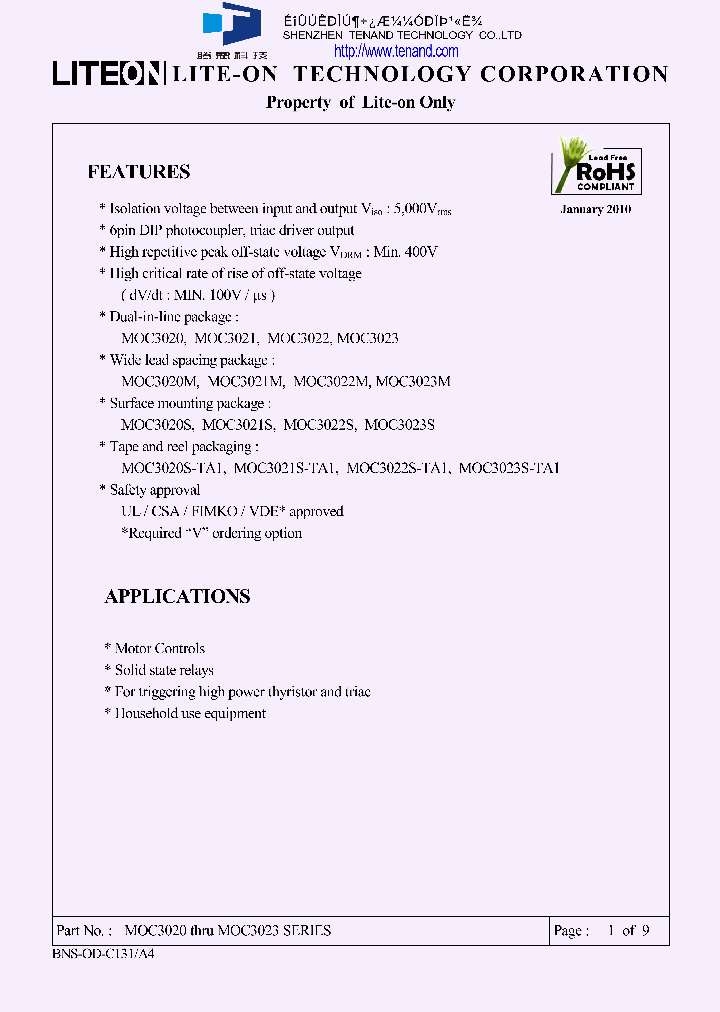 MOC3020M_4699936.PDF Datasheet