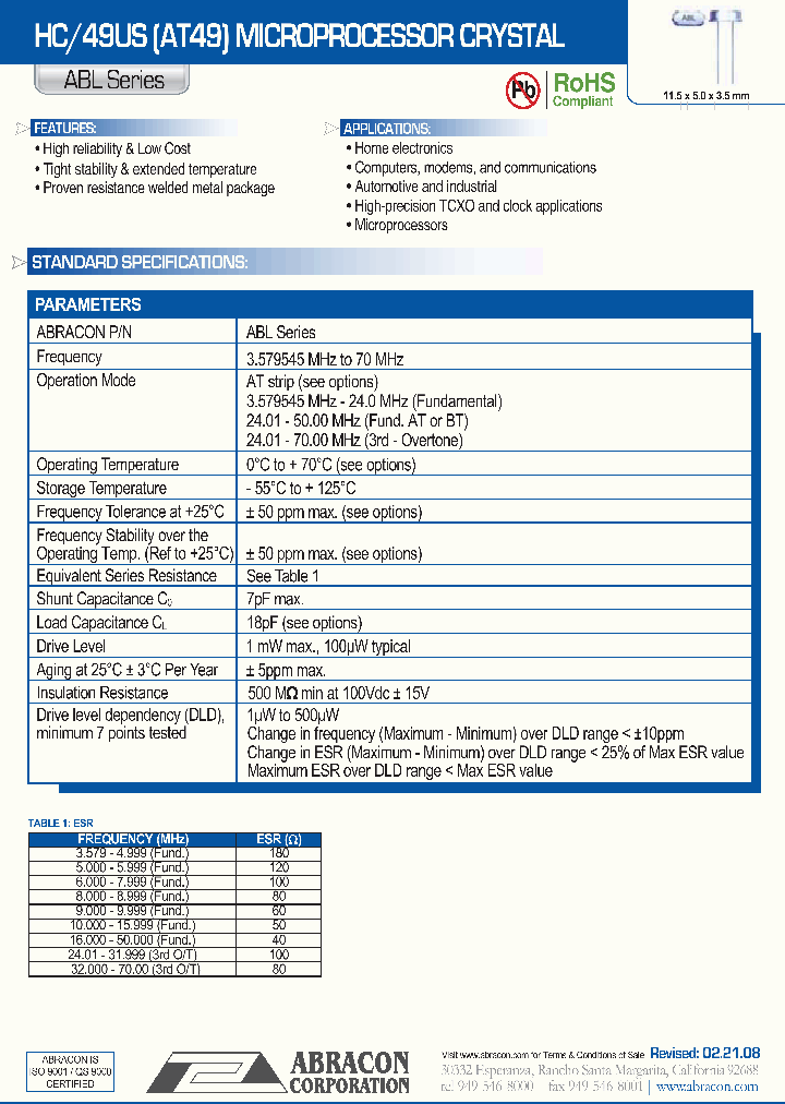ABL_4701912.PDF Datasheet