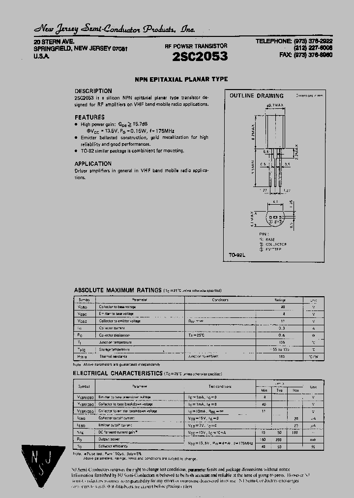 2SC2053_4704316.PDF Datasheet