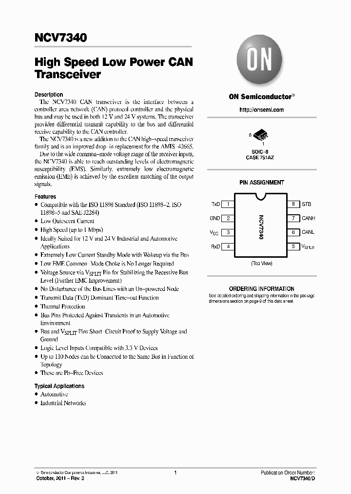 NCV7340D13G_4705749.PDF Datasheet