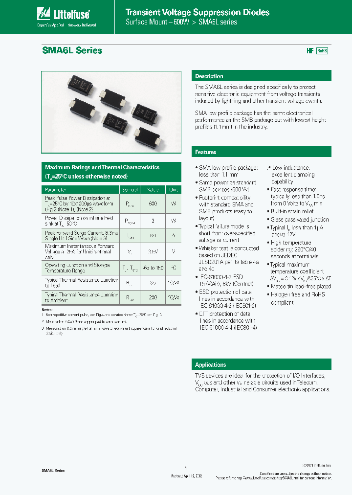 SMA6L13A_4705917.PDF Datasheet