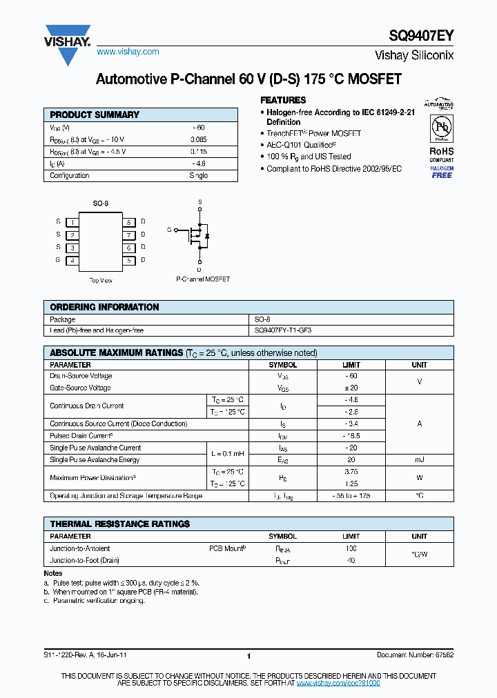 SQ9407EY_4710108.PDF Datasheet