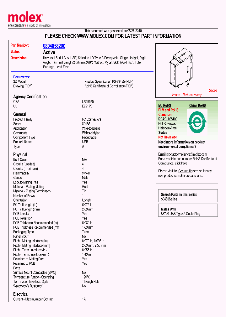 89485-8200_4710587.PDF Datasheet