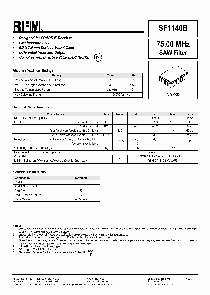 SF1140B_4711196.PDF Datasheet