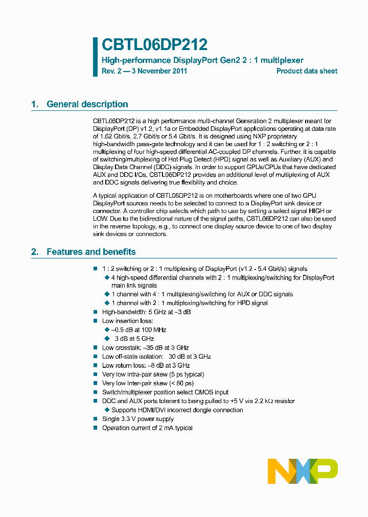 CBTL06DP212EE_4714239.PDF Datasheet