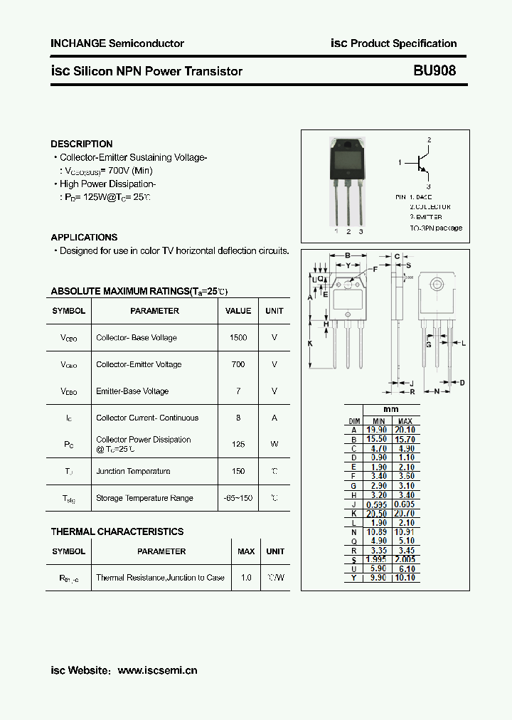 BU908_4715407.PDF Datasheet