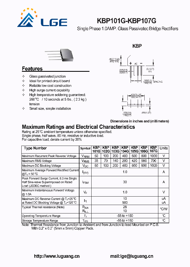 KBP105G_4716937.PDF Datasheet