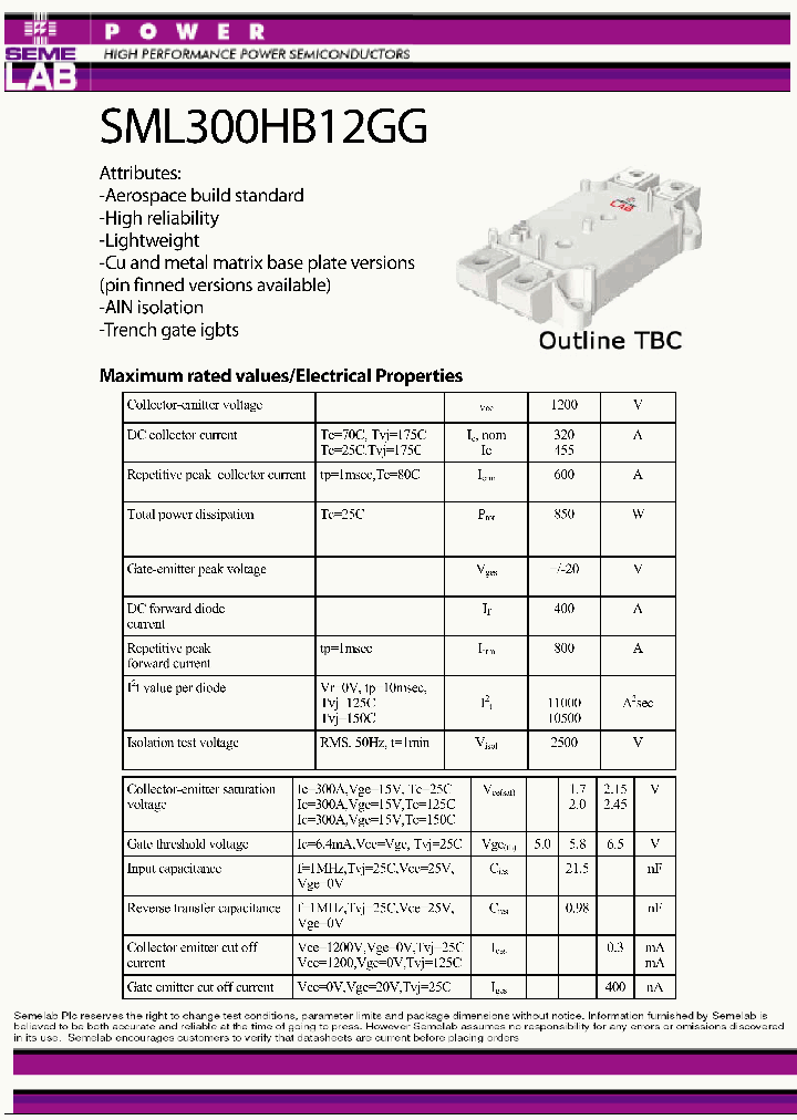 SML300HB12GG_4719452.PDF Datasheet