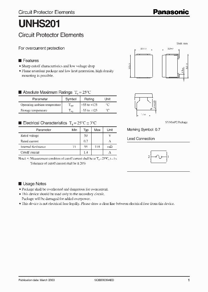 UNHS201_4719664.PDF Datasheet