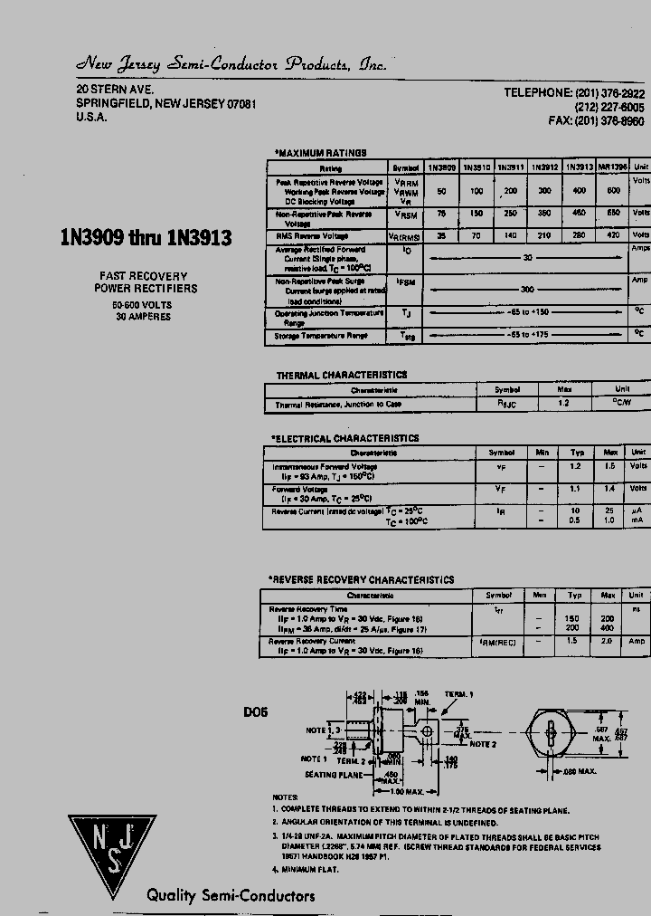 1N3909_4719598.PDF Datasheet