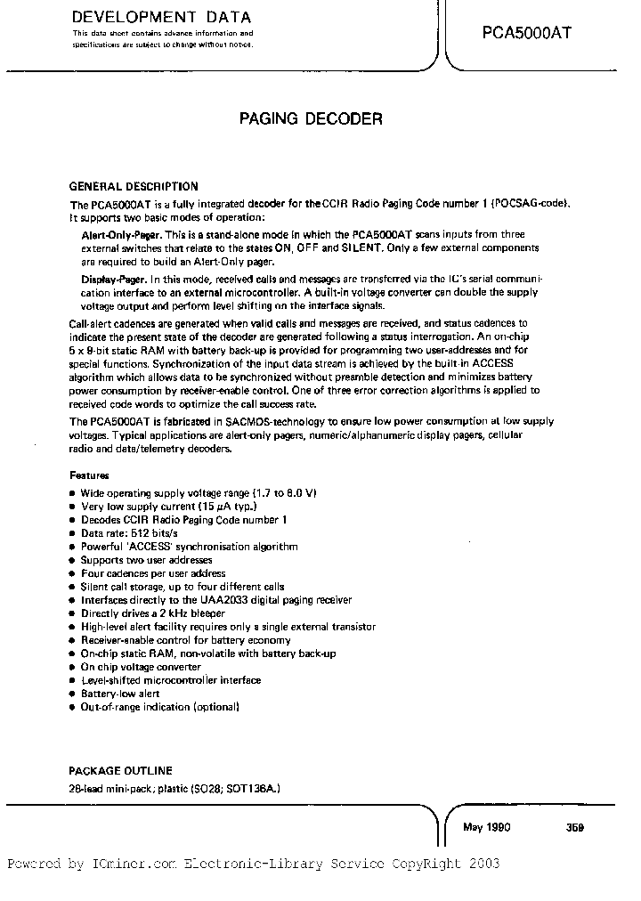 PCA5000AT_4723494.PDF Datasheet