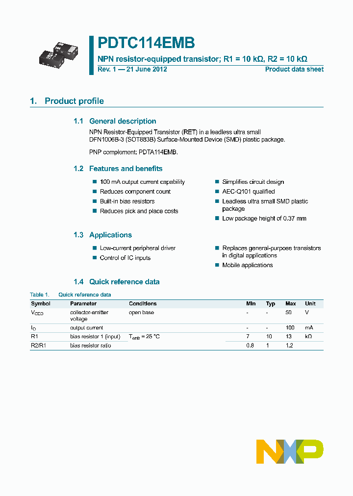 PDTC114EMB_4724154.PDF Datasheet