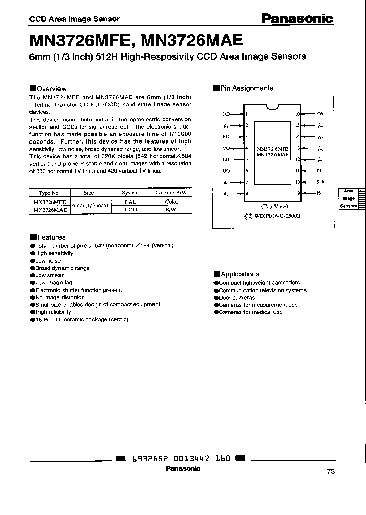 MN3726MAE_4724263.PDF Datasheet