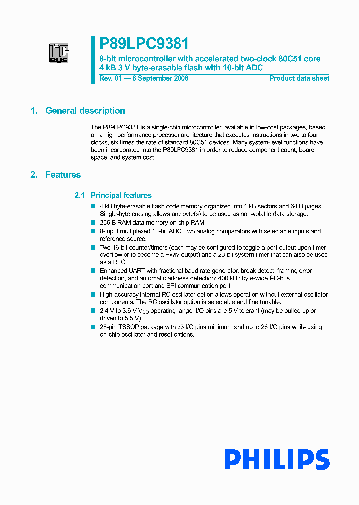 P89LPC9381FDH_4724625.PDF Datasheet