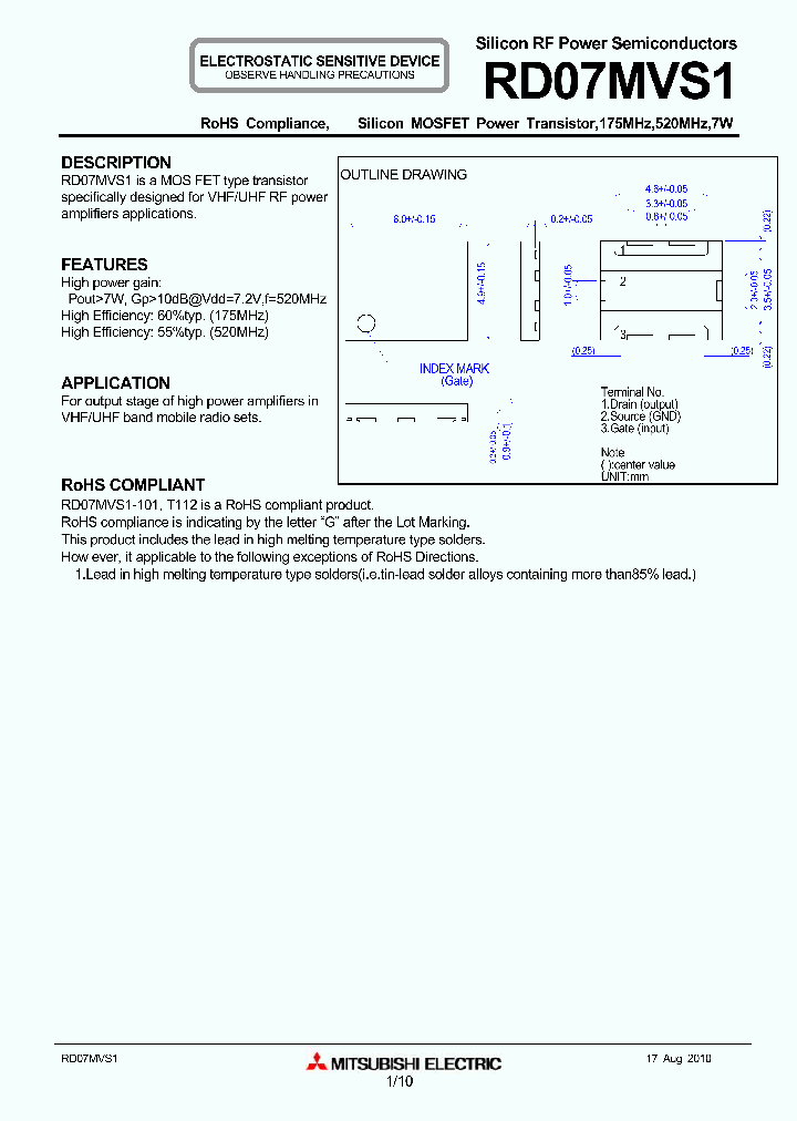 RD07MVS110_4724634.PDF Datasheet