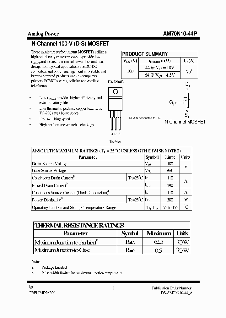 AM70N10-44P_4724818.PDF Datasheet