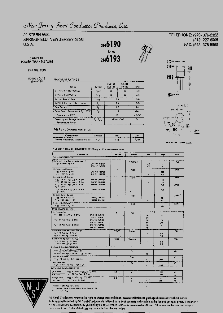 2N6190_4728190.PDF Datasheet