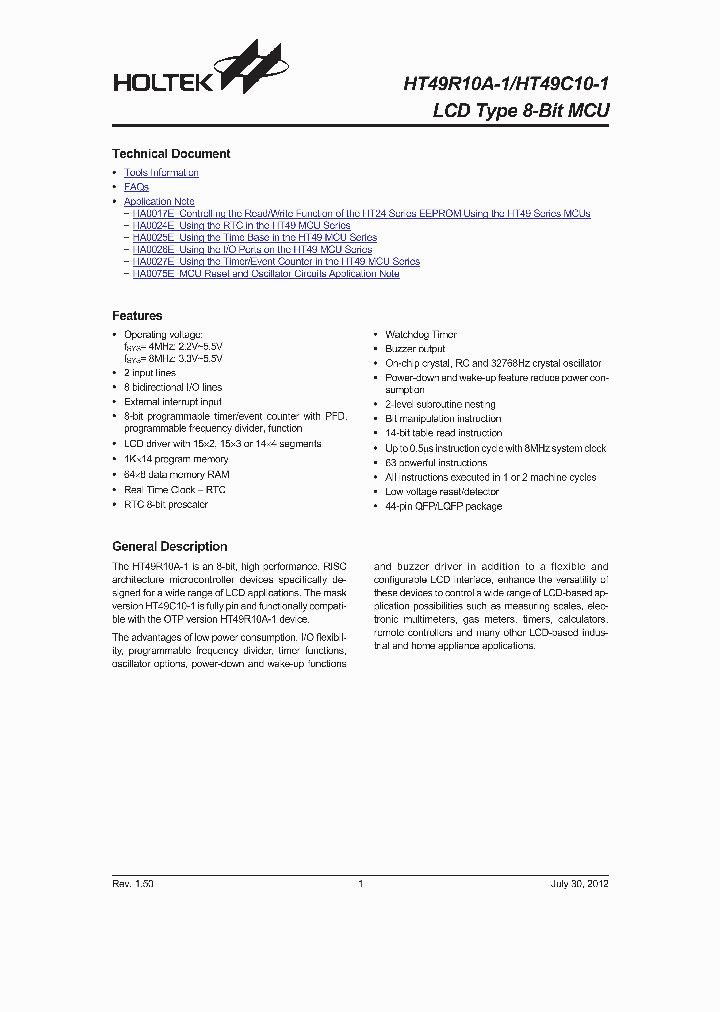 HT49C10-112_4727627.PDF Datasheet
