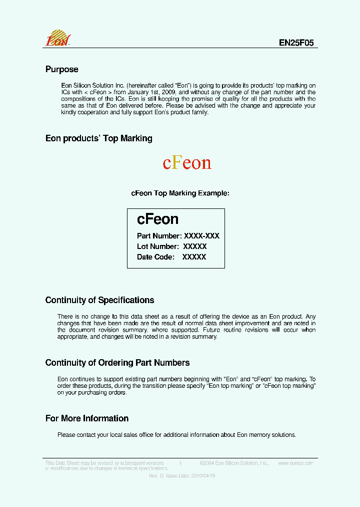 EN25F051_4732627.PDF Datasheet