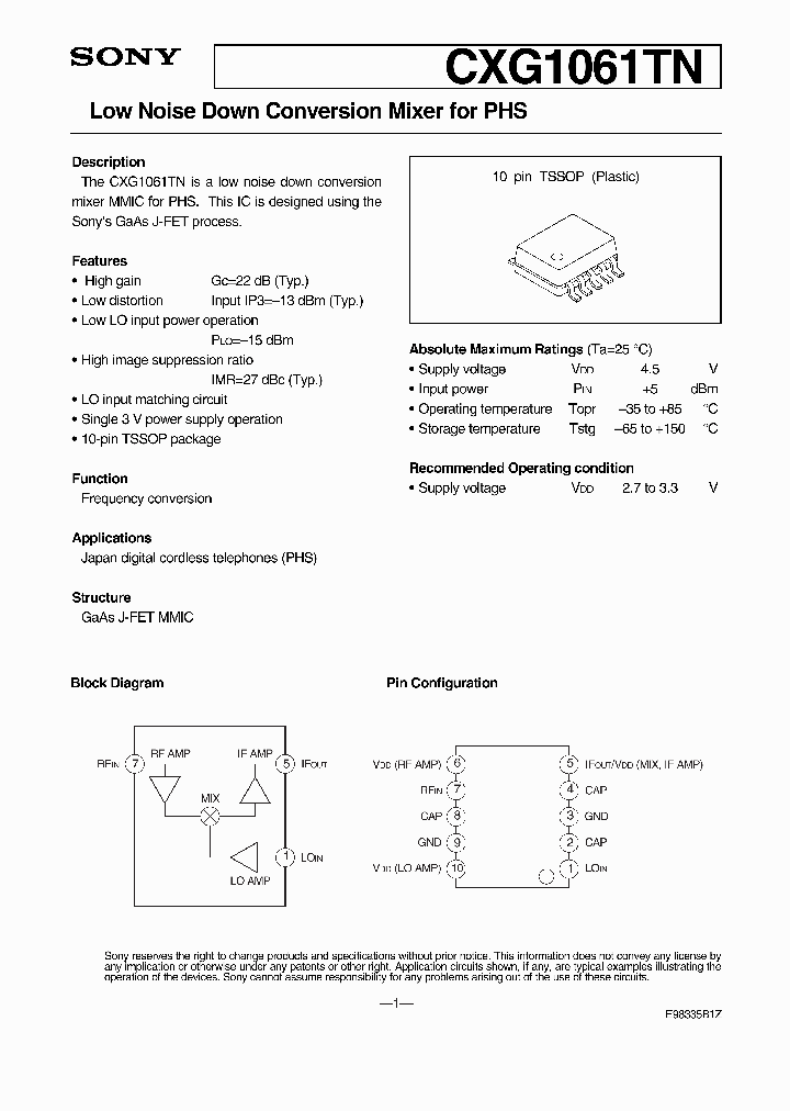 CXG1061TN_4737018.PDF Datasheet