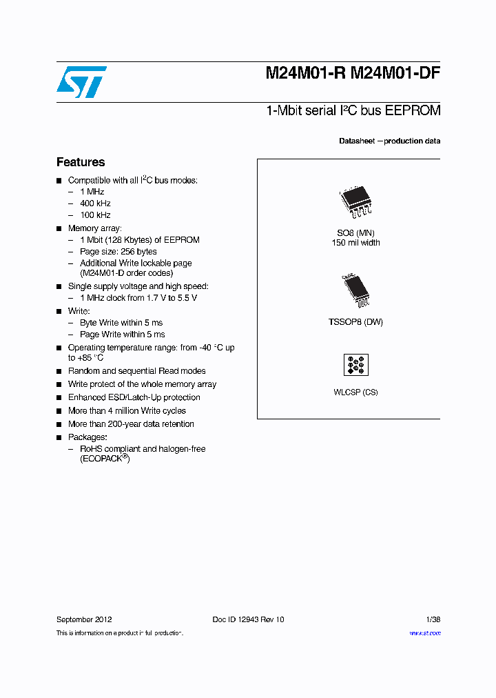 M24M01-DF12_4745636.PDF Datasheet