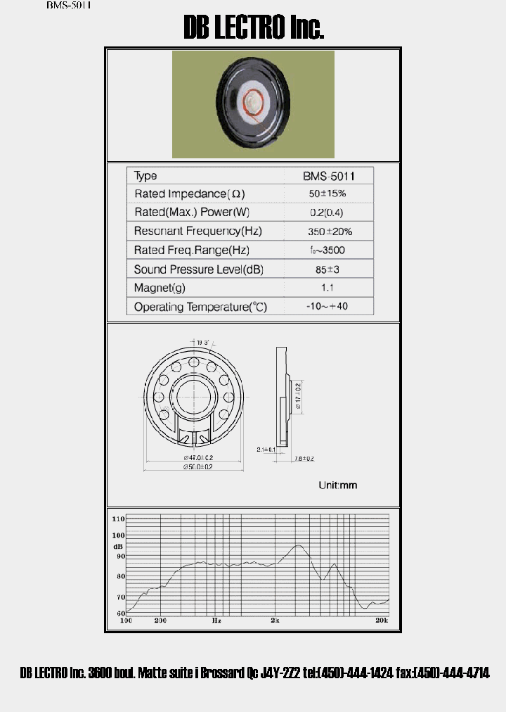 BMS-5011_4747725.PDF Datasheet