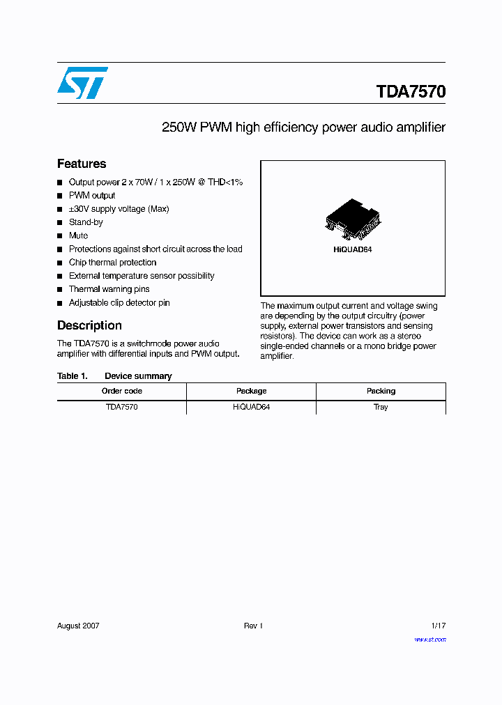 TDA7570_4748033.PDF Datasheet