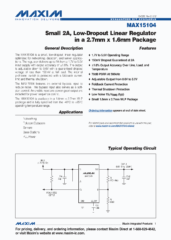 MAX15104_4748382.PDF Datasheet
