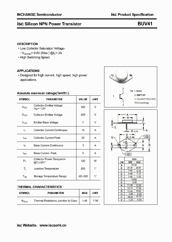 BUV41_4753192.PDF Datasheet