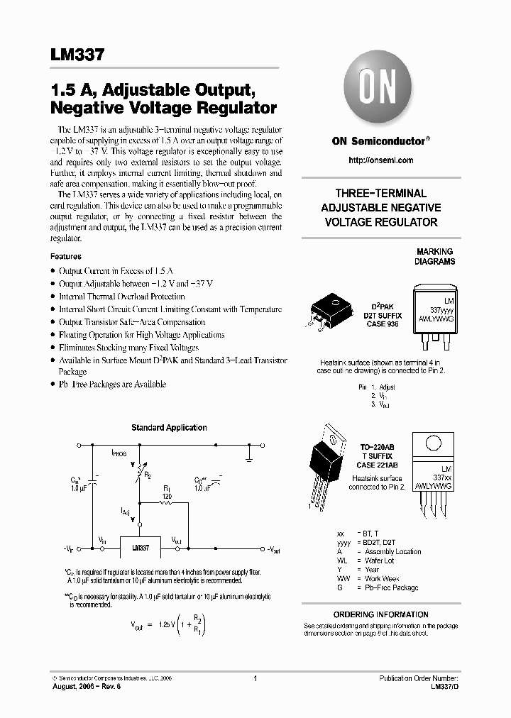 LM337BD2TR4G_4760933.PDF Datasheet