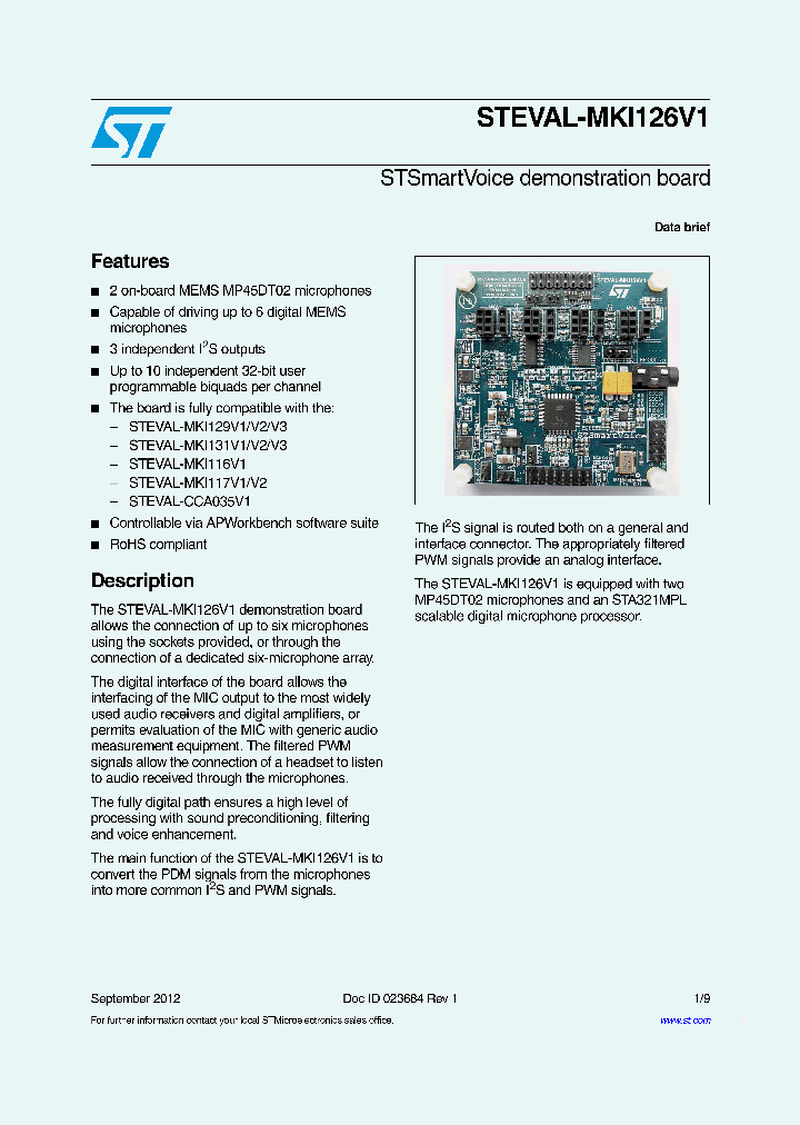 STEVAL-MKI126V1_4764440.PDF Datasheet