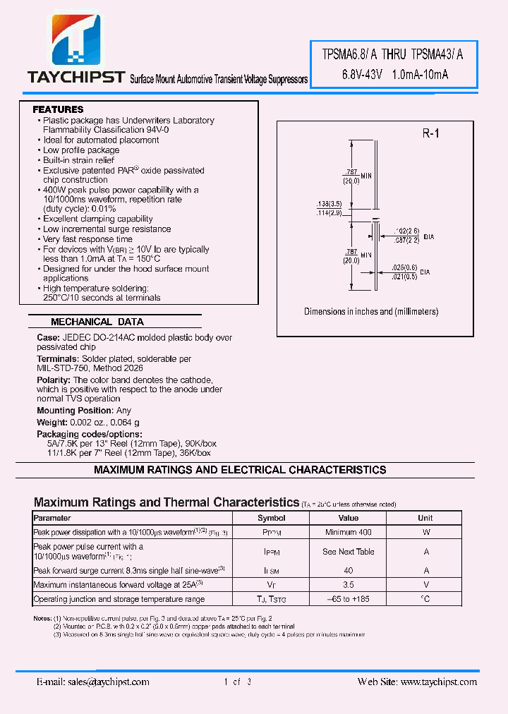 TPSMA10A_4766255.PDF Datasheet