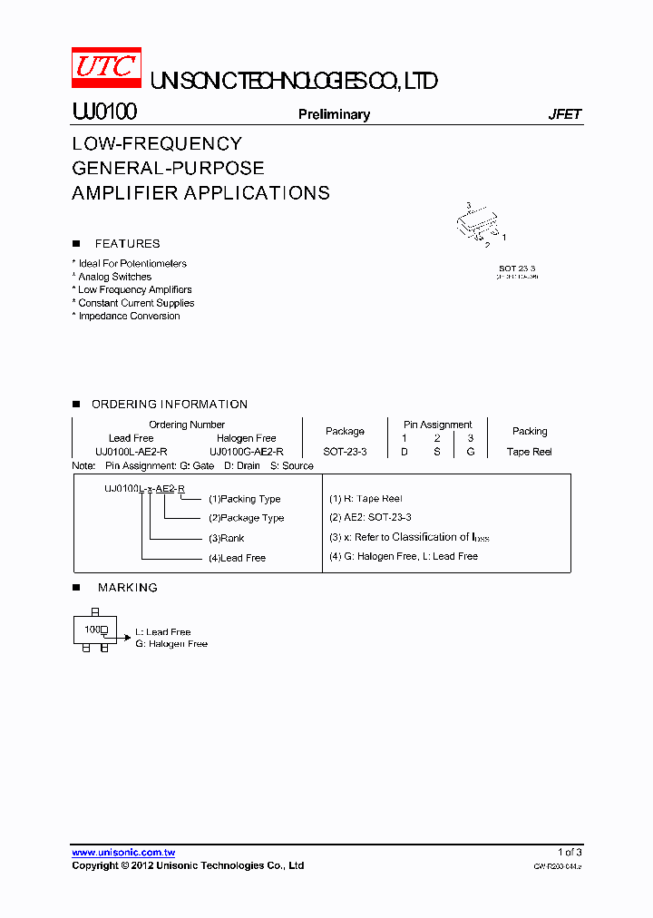UJ0100_4766521.PDF Datasheet