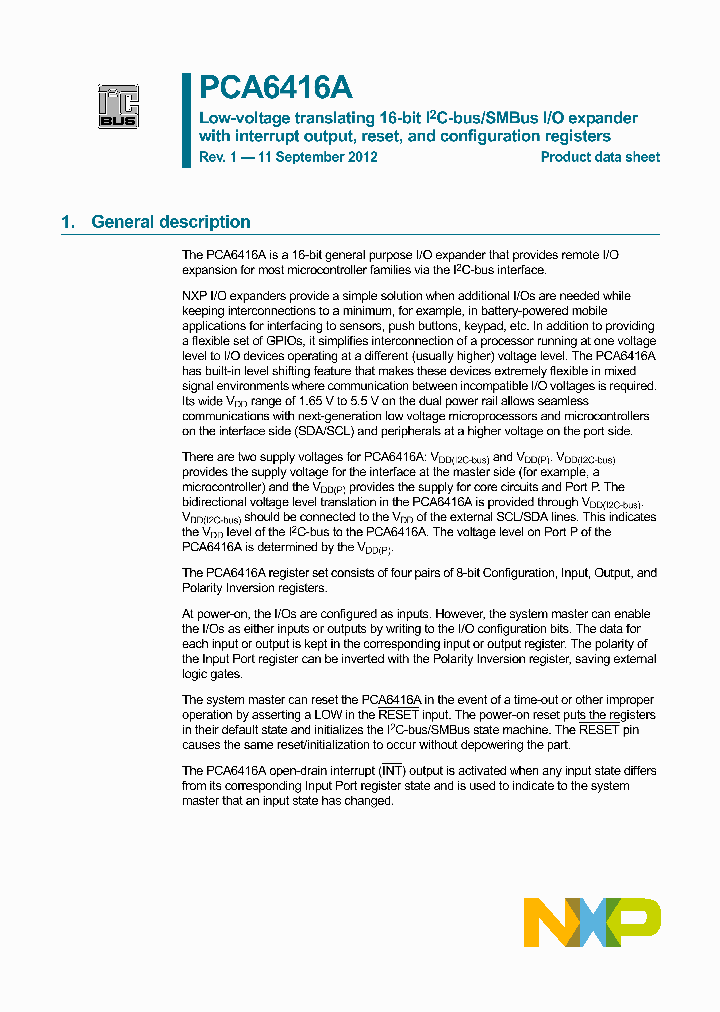 PCA6416AHF_4769567.PDF Datasheet