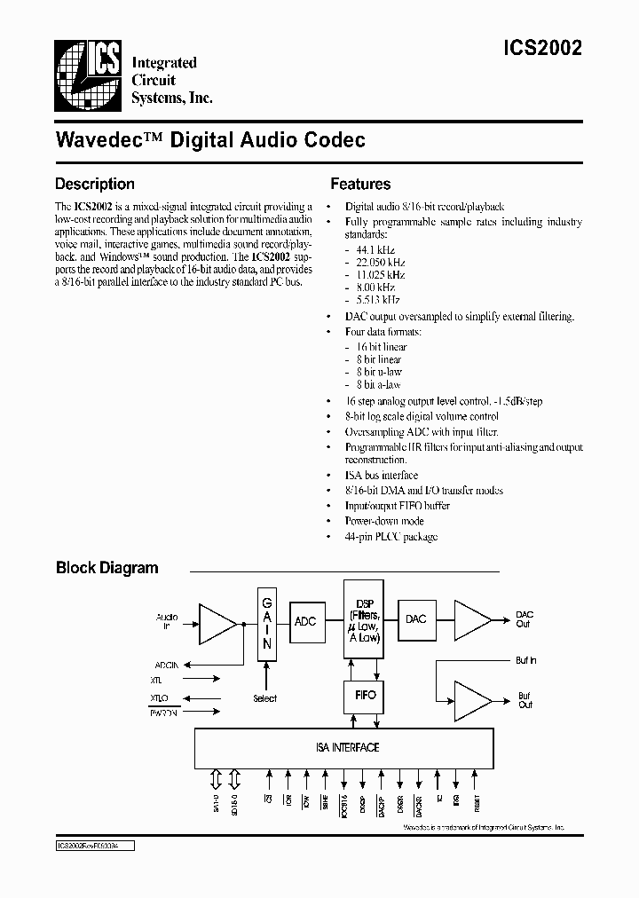 ICS2002_4769435.PDF Datasheet